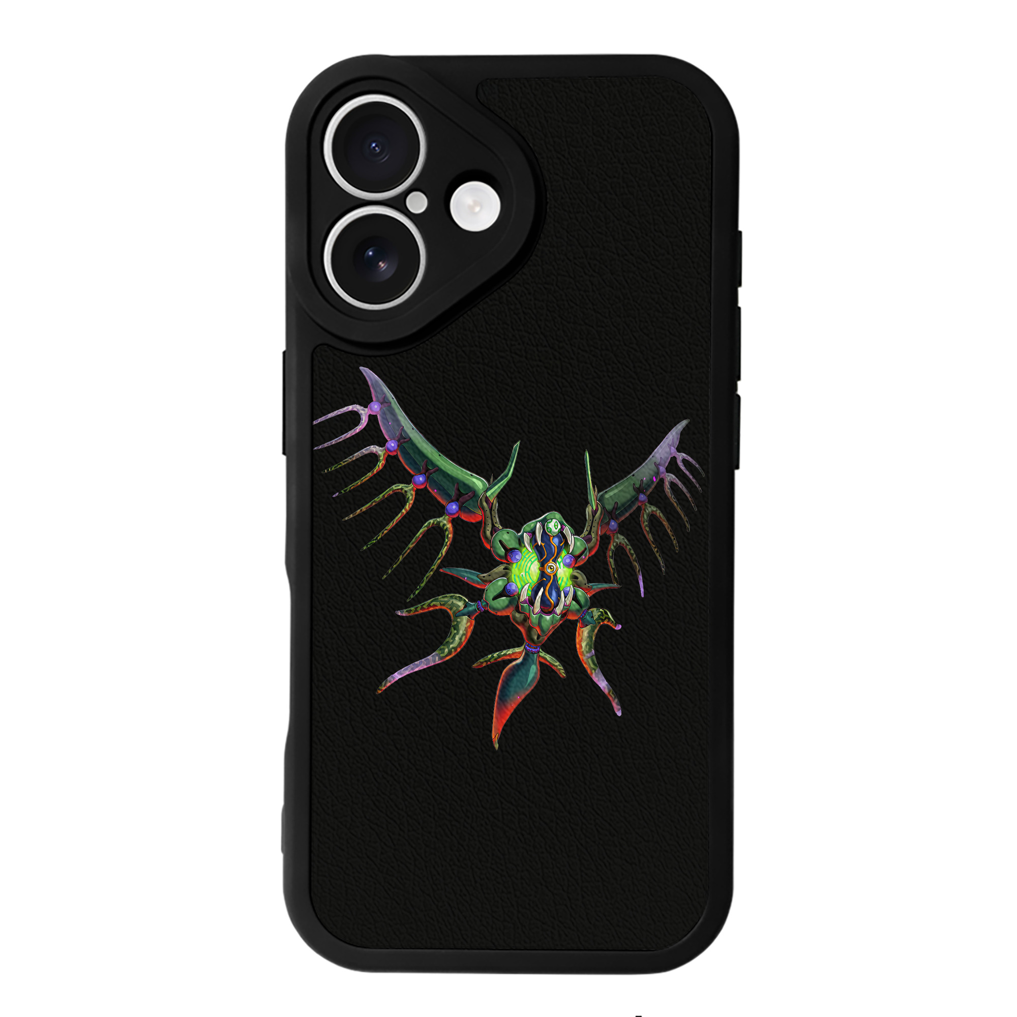 遊☆戯☆王 Yu-Gi-Oh! 【iPhone 16シリーズ対応】シリコンスマホケース（レザー調） 材質：シリコン